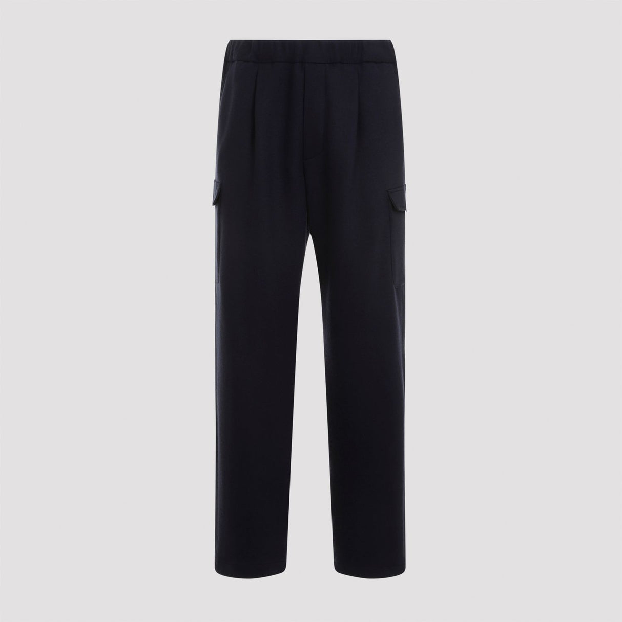 PRADA Luxury Blue Cashmere-Blend Trousers