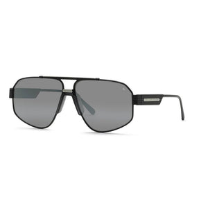 PHILIPP PLEIN Titanium Smoke Mirror Sunglasses