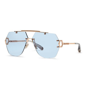 PHILIPP PLEIN Luxury Copper & Gold Metal Sunglasses