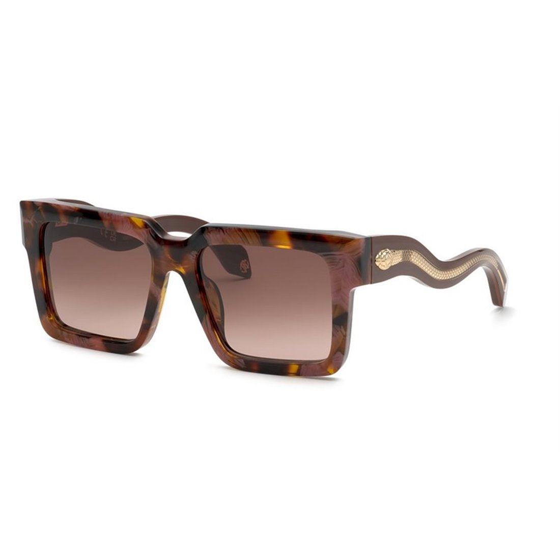 ROBERTO CAVALLI Golden Havana Chic Sunglasses