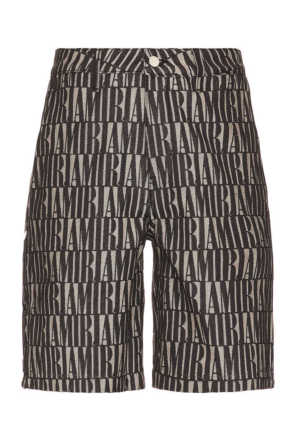 AMIRI Versatile Jacquard Snap Off Shorts for the Fashion-Forward Man