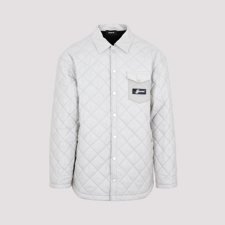 EGONLAB Quilted Men's Shirt - Gray