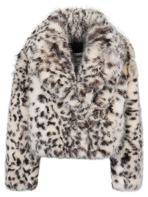 BB COUTURE Mini Faux Fur Short Jacket