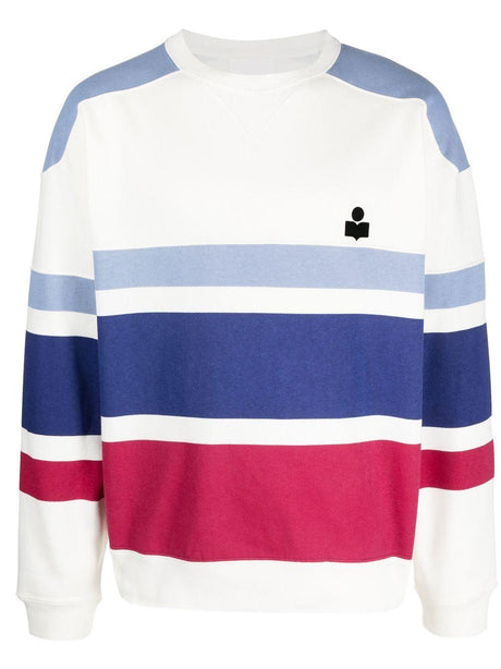 ISABEL MARANT Men's Blue Crewneck Sweatshirt for SS23 Season