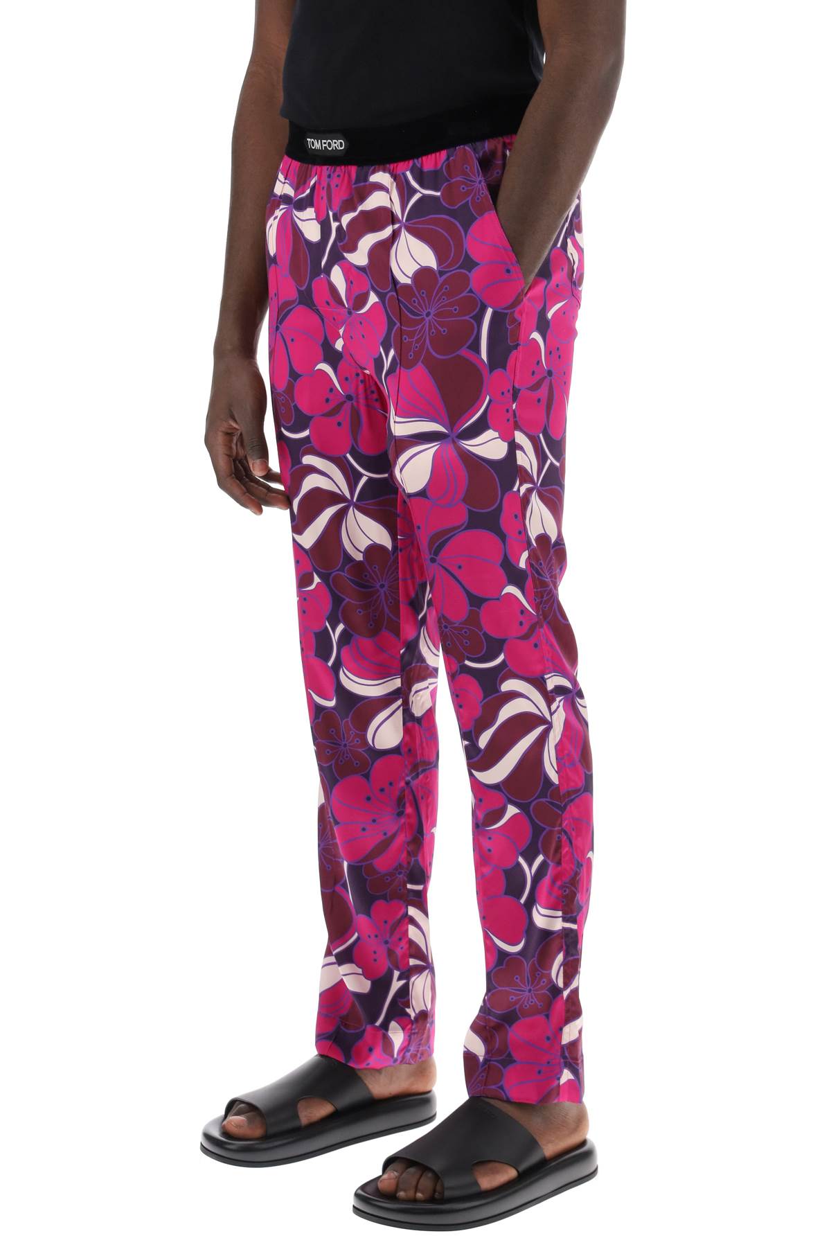 TOM FORD Floral Silk Pajama Pants for Men