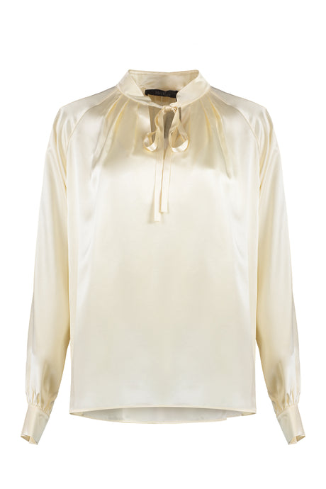 MAX MARA Elegant Panna Silk Blouse for Women - FW23 Collection