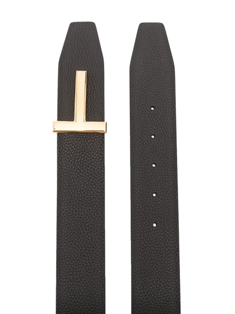 TOM FORD Men's Leather Belt - SS25 Collection