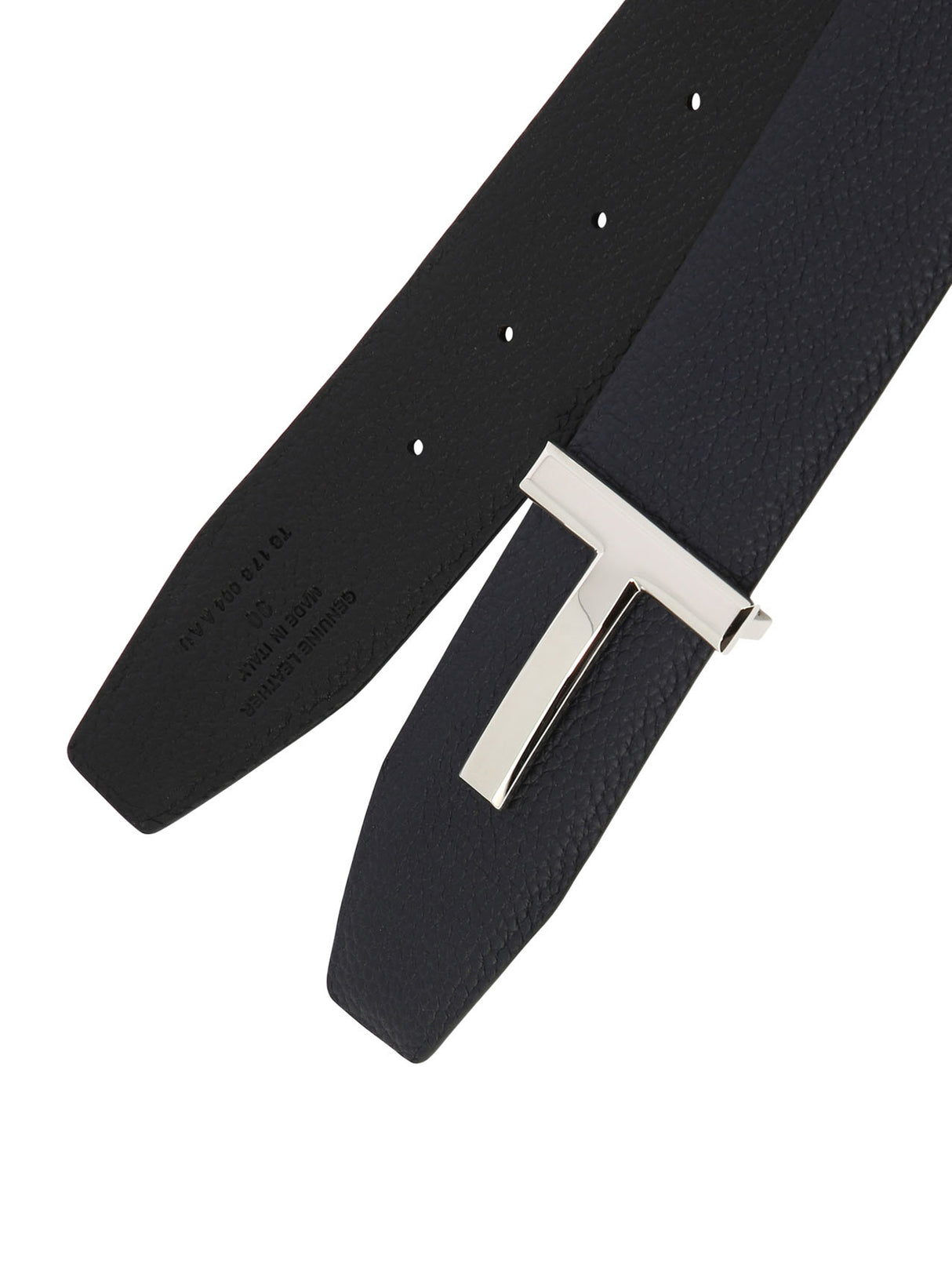 TOM FORD Reversible Men's Leather Belt in Blue for SS24 Collection