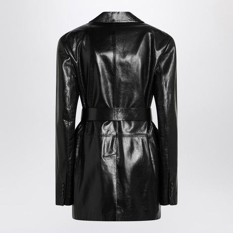 MAX MARA SPORTMAX Long Leather Jacket for Women