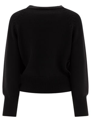 ELIE SAAB Embellished Regular Fit Sweater