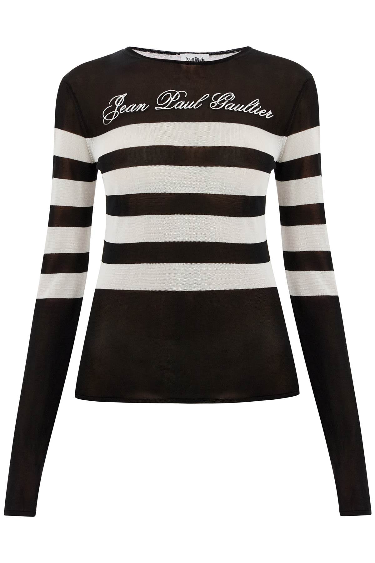 JEAN PAUL GAULTIER Lightweight Signature Striped Sailor Top - Size XS