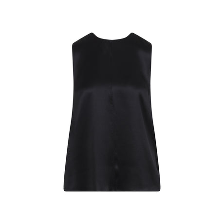 TOM FORD Elegantly Crafted Silk Charmeuse Top