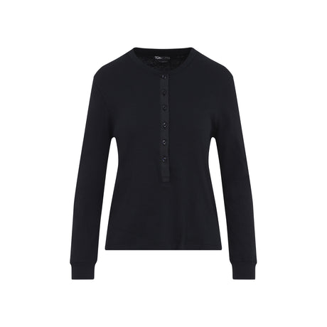 TOM FORD Elegant Women’s Henley T-Shirt