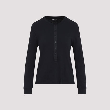 TOM FORD Elegant Women’s Henley T-Shirt