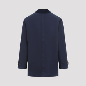 MARNI Men's Classic Blue Cotton Jacket