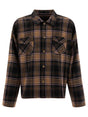 STOCKHOLM SURFBOARD CLUB Relaxed Fit Overshirt with Check Design for Men - FW24