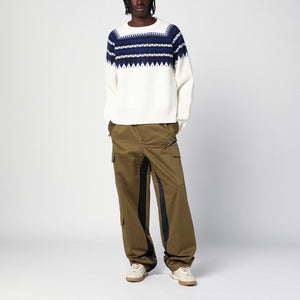 WALES BONNER Fair Isle Wool Crew-Neck Jumper