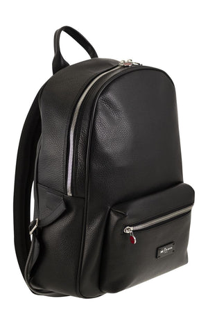 KITON Urban Nylon-Leather Hybrid Backpack W 33 x H 40 x D 16 cm