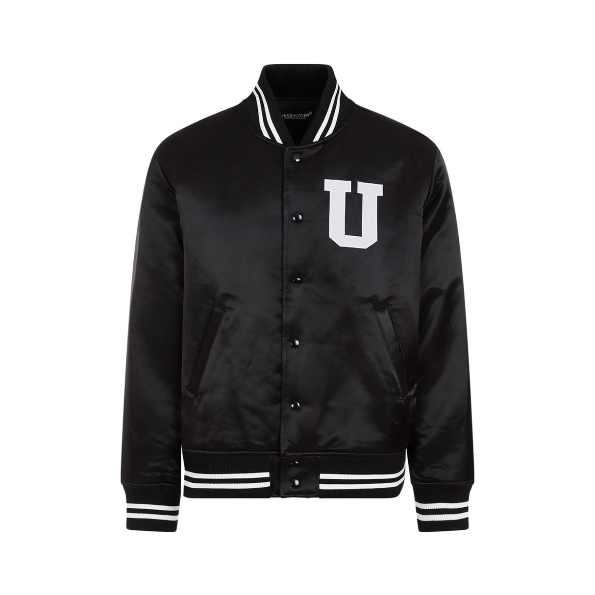 UNDERCOVER Black Cotton Bomber Jacket for Men - FW23 Collection
