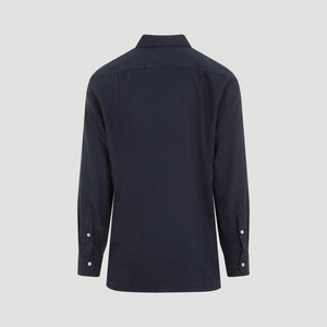 KITON Elegant Blue Cotton Shirt for Men