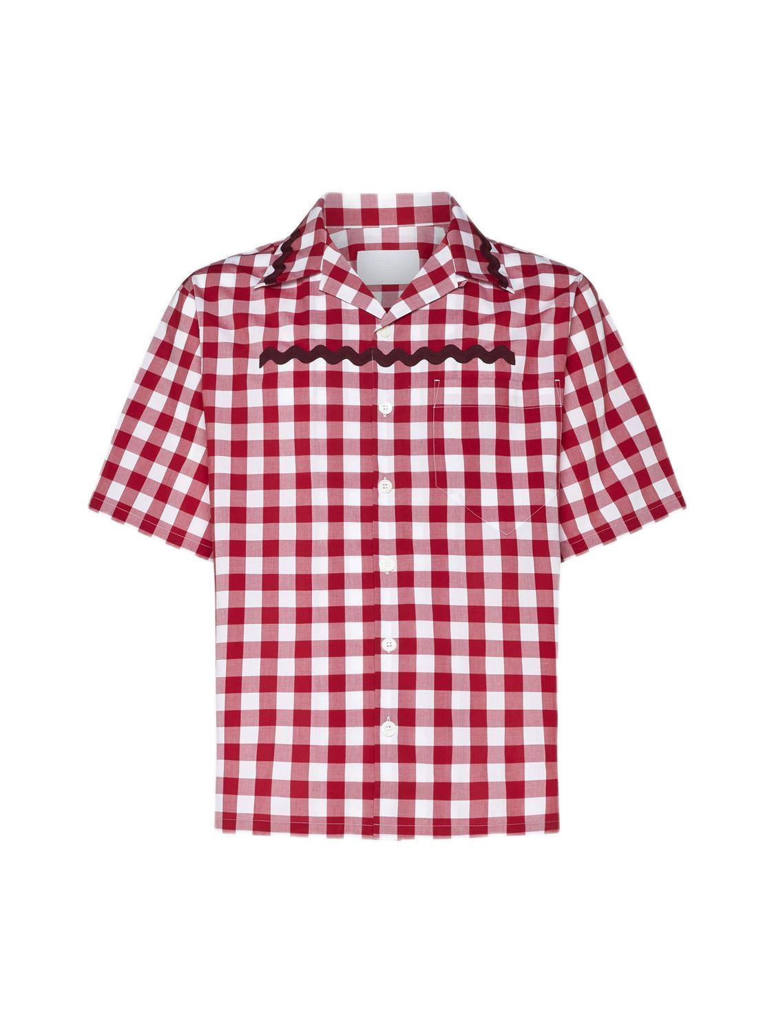 PRADA Classic Mini Vichy Check Shirt for Men