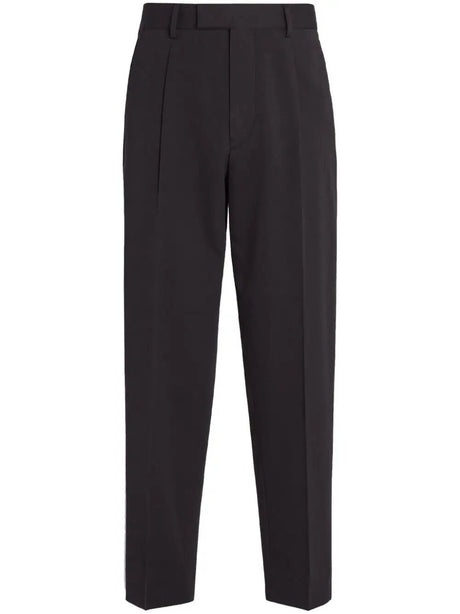 ZEGNA Cotton and Wool Pants for Men - SS24 Collection