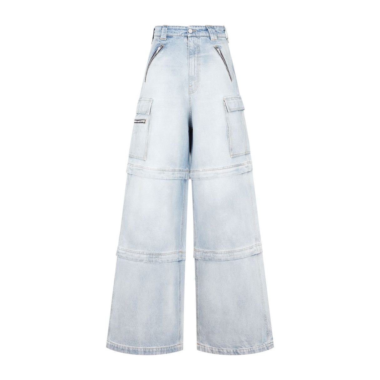 VETEMENTS Blue Baggy Jeans for Women, FW23 Collection