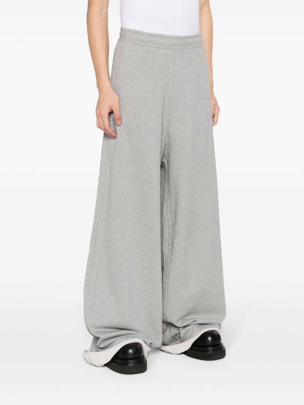 VETEMENTS Grey Women's Straight Pants for 24SS Season