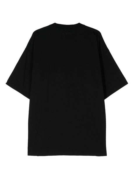 Áo Thun Cotton Có In Logo Cho Nữ - Đen/Trắng, Mềm Mại Và Thời Trang SS24