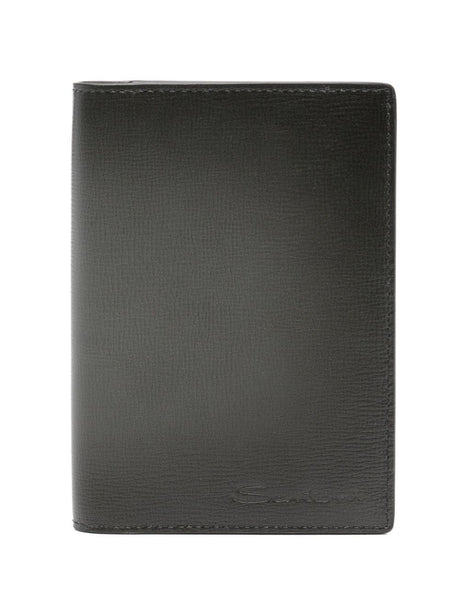 SANTONI Mini Leather Wallet