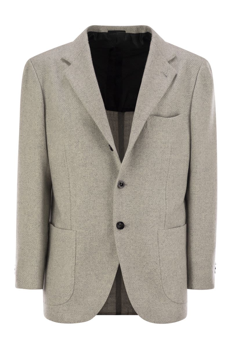 KITON Elegant Single-Breasted Cashmere Jacket for Men