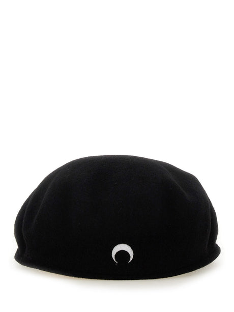 MARINE SERRE Premium Wool Logo Hat for Men - FW24 Collection