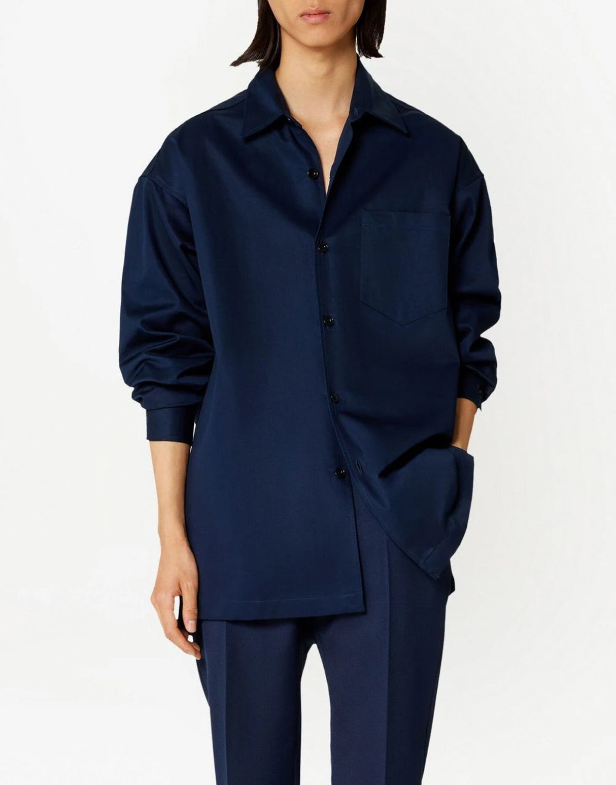 AMI PARIS Men's Logo Printed Overshirt - SS24 Collection