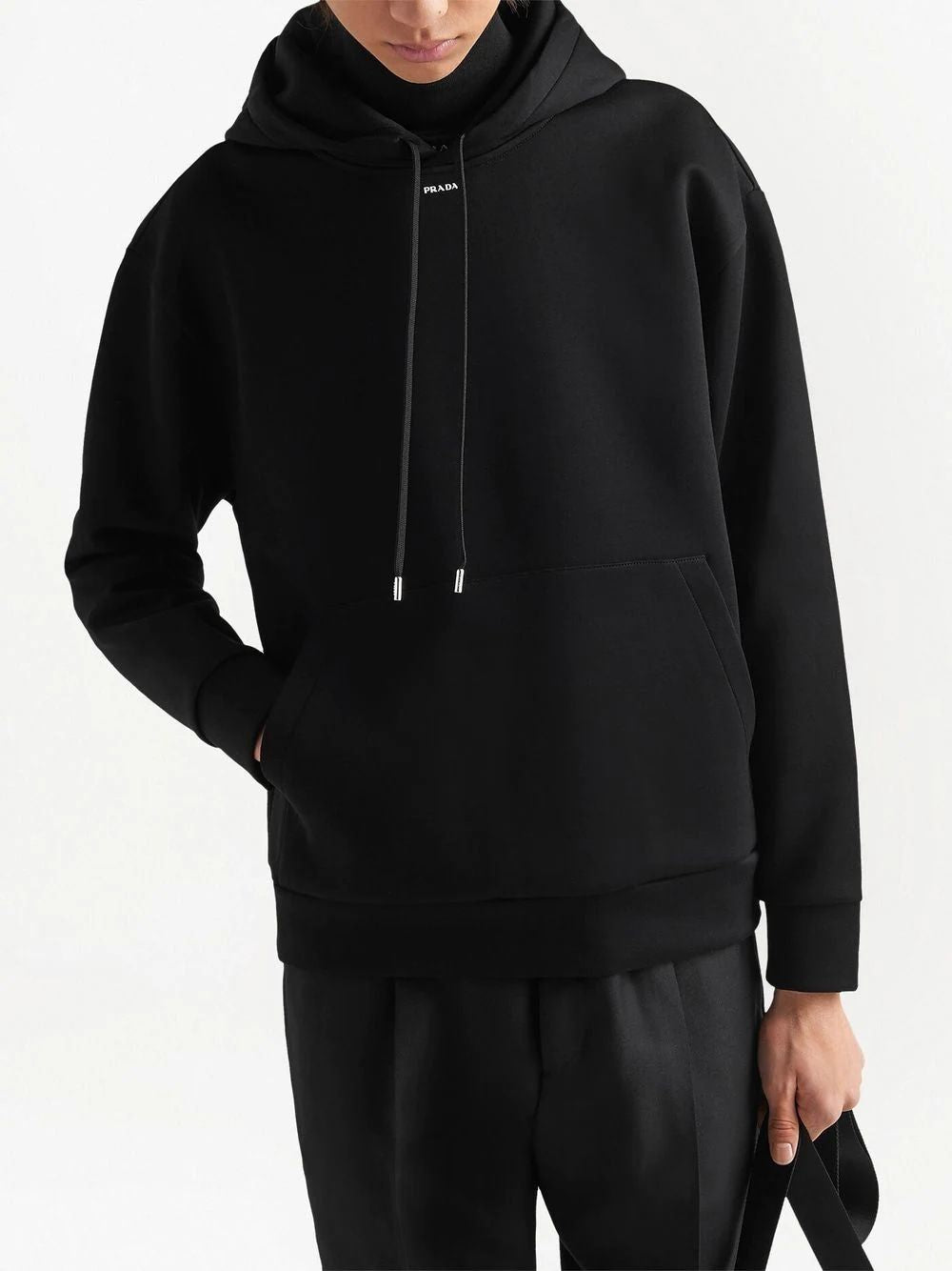 PRADA Modern Hooded Sweatshirt