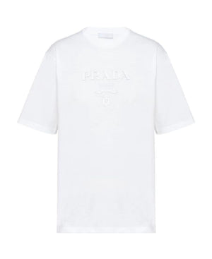 PRADA Men's FW23 Nero Cotton T-Shirt