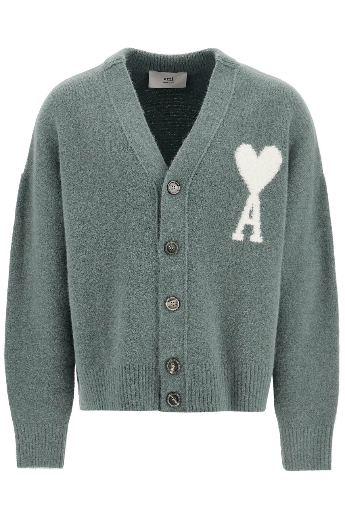 Áo Khoác Cardigan V-Cổ Màu Sắc Tim Lớn