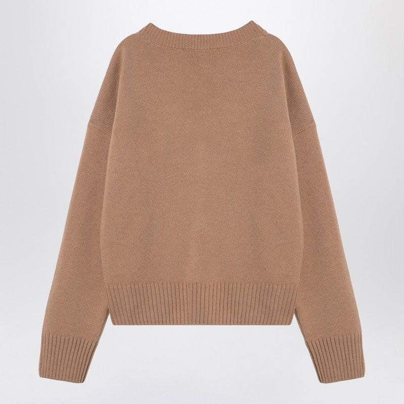 AMI PARIS Classic V-Neck Sweater for Women