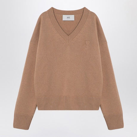 AMI PARIS Classic V-Neck Sweater for Women