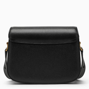 AMI PARIS Black Leather Shoulder Handbag for Women - SS24 Collection