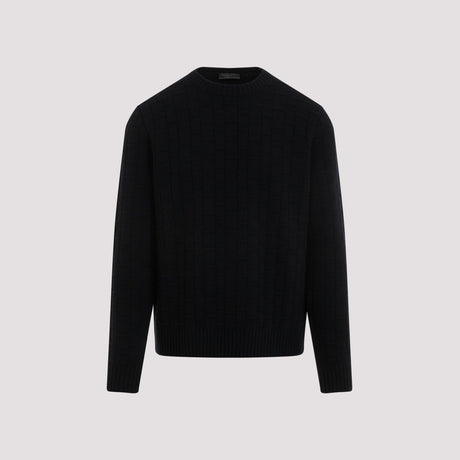 PRADA Luxury Cashmere-Blend Crewneck Sweater