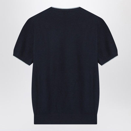 PRADA Silk Blend Crew Neck T-Shirt