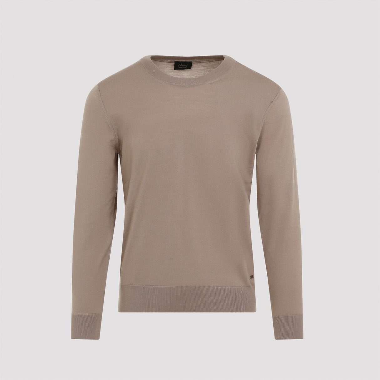 BRIONI Luxury Brown Wool Pullover