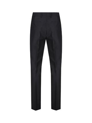 PRADA Elegant Black Wool Blend Trousers for Men - FW23 Collection