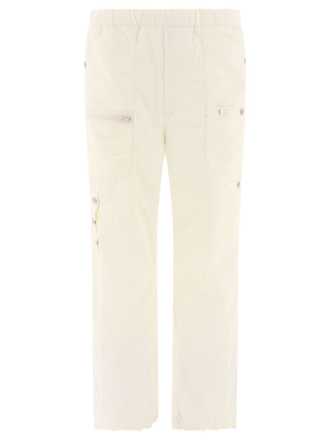 UNDERCOVER SS24 Men's White Cargo Trousers in 100% Nylon