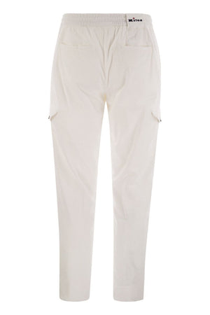 KITON Luxury Velvet Cargo Pants