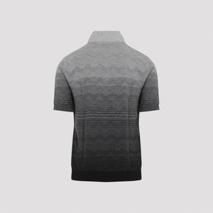 MISSONI Luxury Grey Cotton Polo Shirt