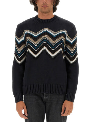 MISSONI Wool Blend Sweater in Regular Fit - Size L