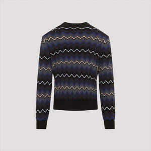 MISSONI Multicolored Wool-Blend Crewneck Sweater