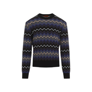 MISSONI Multicolored Wool-Blend Crewneck Sweater