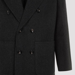 KITON Elegant Grey Virgin Wool Jacket